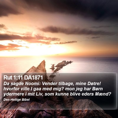 Rut 1:11 DA1871 Bible Verse Image