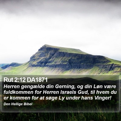 Rut 2:12 DA1871 Bible Verse Image