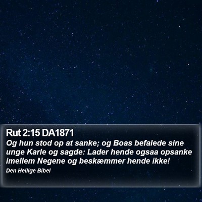 Rut 2:15 DA1871 Bible Verse Image