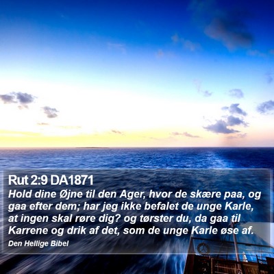 Rut 2:9 DA1871 Bible Verse Image