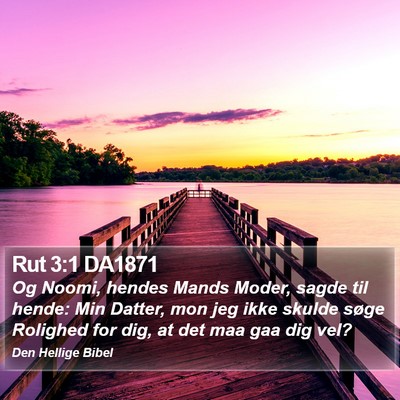 Rut 3:1 DA1871 Bible Verse Image