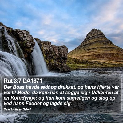 Rut 3:7 DA1871 Bible Verse Image