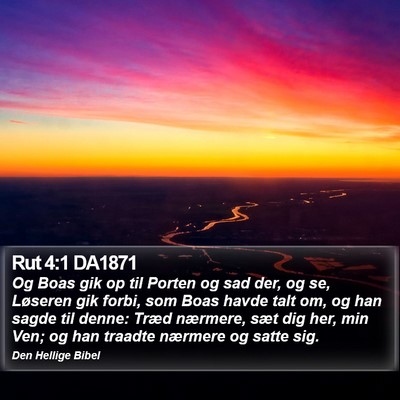 Rut 4:1 DA1871 Bible Verse Image