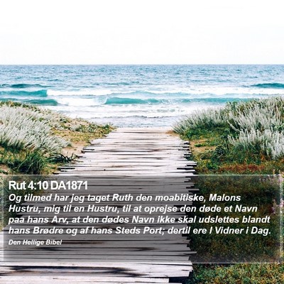 Rut 4:10 DA1871 Bible Verse Image