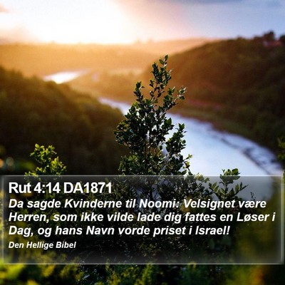 Rut 4:14 DA1871 Bible Verse Image