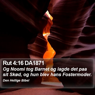 Rut 4:16 DA1871 Bible Verse Image