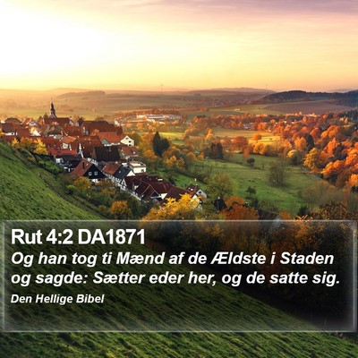Rut 4:2 DA1871 Bible Verse Image