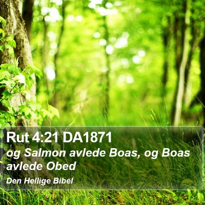 Rut 4:21 DA1871 Bible Verse Image