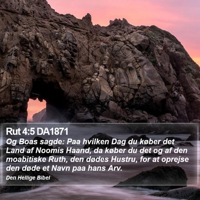 Rut 4:5 DA1871 Bible Verse Image