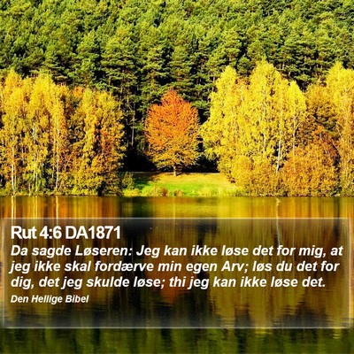 Rut 4:6 DA1871 Bible Verse Image