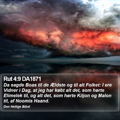 Rut 4:9 DA1871 Bible Verse Image
