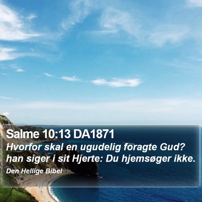 Salme 10:13 DA1871 Bible Verse Image