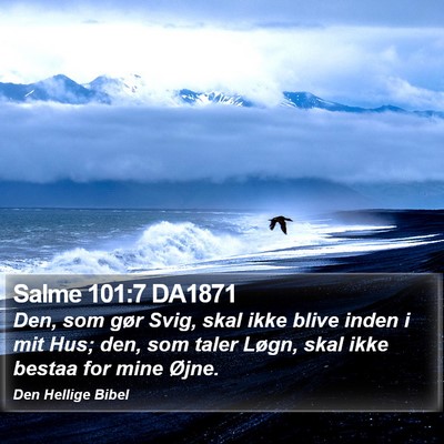 Salme 101:7 DA1871 Bible Verse Image
