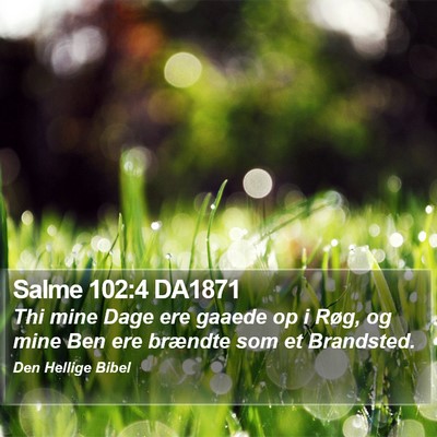 Salme 102:4 DA1871 Bible Verse Image