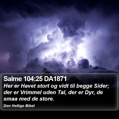 Salme 104:25 DA1871 Bible Verse Image