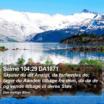 Salme 104:29 DA1871 Bible Verse Image