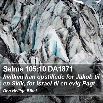 Salme 105:10 DA1871 Bible Verse Image