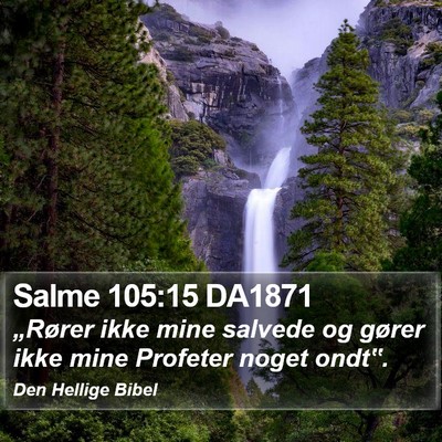 Salme 105:15 DA1871 Bible Verse Image