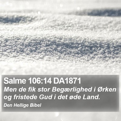 Salme 106:14 DA1871 Bible Verse Image