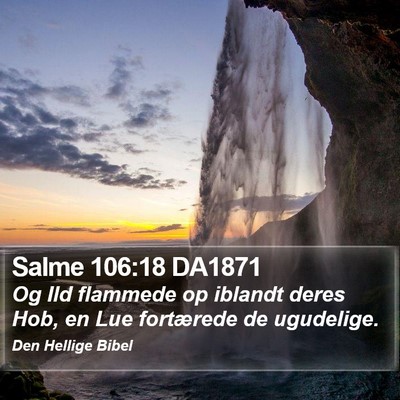 Salme 106:18 DA1871 Bible Verse Image