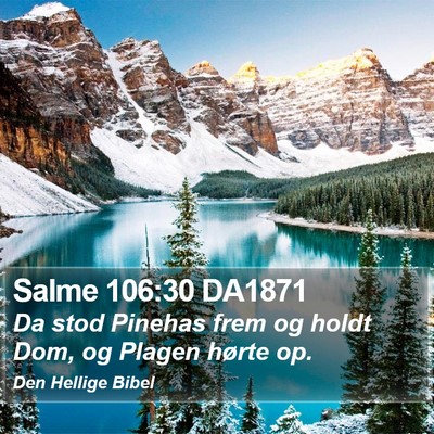 Salme 106:30 DA1871 Bible Verse Image