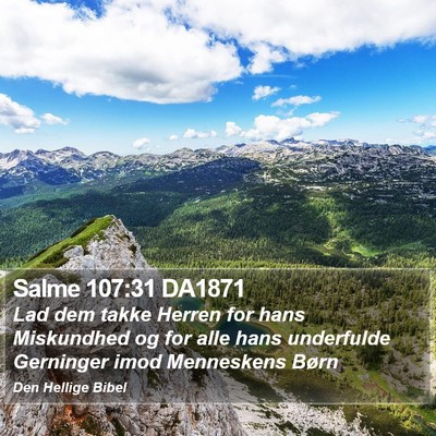 Salme 107:31 DA1871 Bible Verse Image