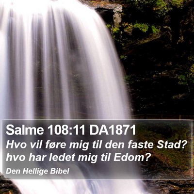 Salme 108:11 DA1871 Bible Verse Image