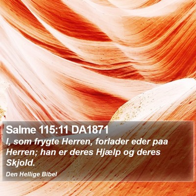Salme 115:11 DA1871 Bible Verse Image