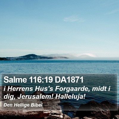 Salme 116:19 DA1871 Bible Verse Image