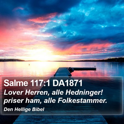 Salme 117:1 DA1871 Bible Verse Image