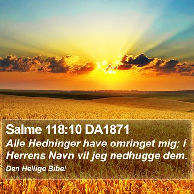 Salme 118:10 DA1871 Bible Verse Image
