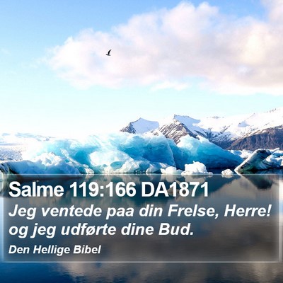 Salme 119:166 DA1871 Bible Verse Image