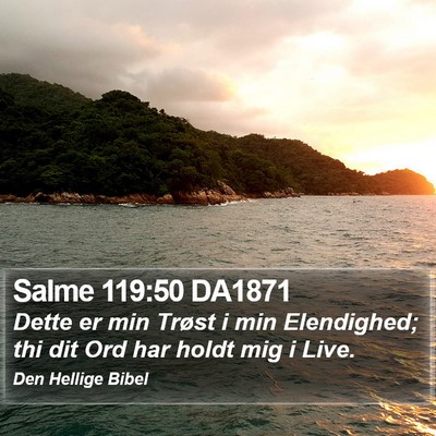 Salme 119:50 DA1871 Bible Verse Image