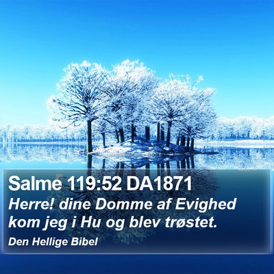 Salme 119:52 DA1871 Bible Verse Image