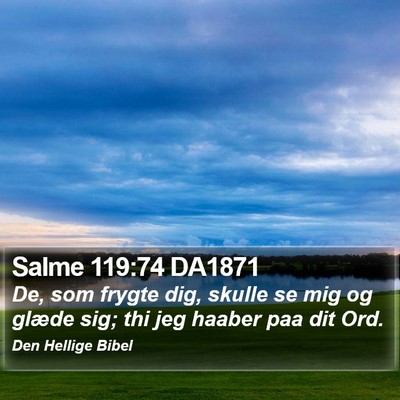 Salme 119:74 DA1871 Bible Verse Image
