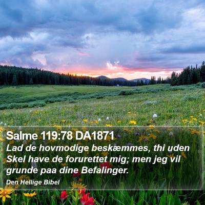 Salme 119:78 DA1871 Bible Verse Image