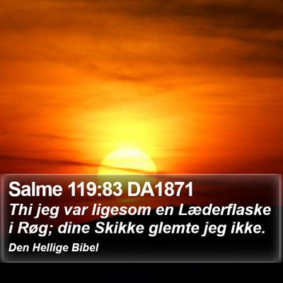Salme 119:83 DA1871 Bible Verse Image