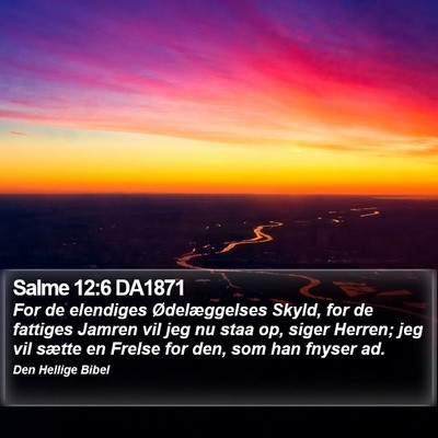 Salme 12:6 DA1871 Bible Verse Image