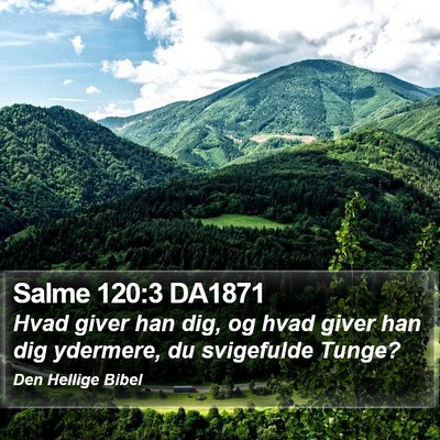 Salme 120:3 DA1871 Bible Verse Image