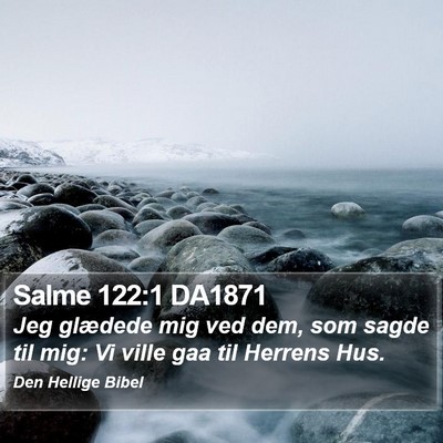 Salme 122:1 DA1871 Bible Verse Image