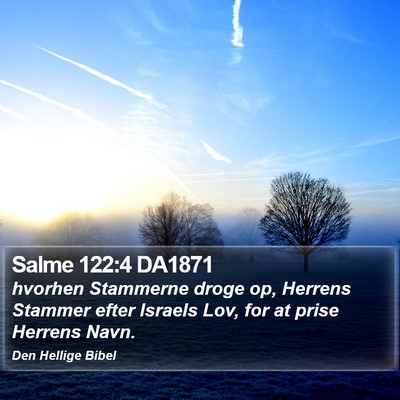 Salme 122:4 DA1871 Bible Verse Image