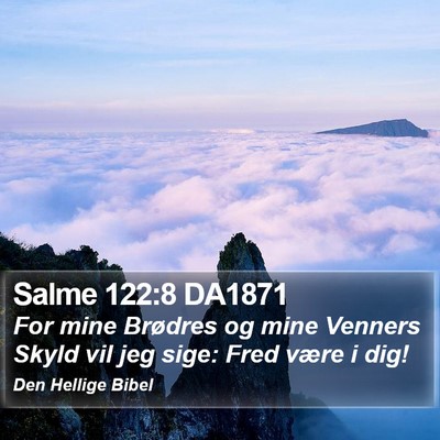 Salme 122:8 DA1871 Bible Verse Image