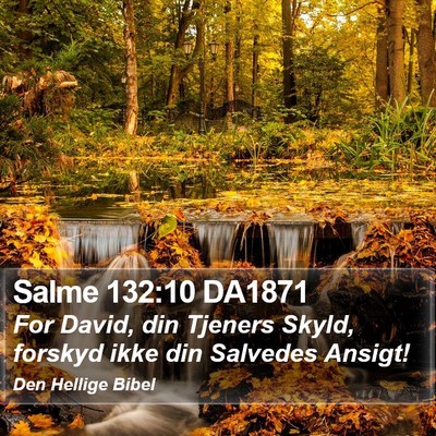 Salme 132:10 DA1871 Bible Verse Image