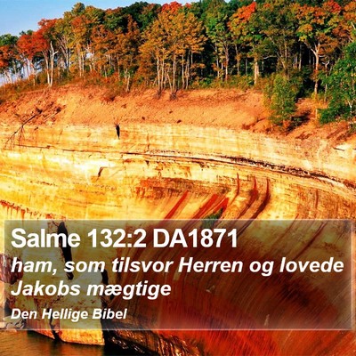 Salme 132:2 DA1871 Bible Verse Image