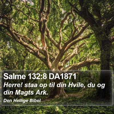 Salme 132:8 DA1871 Bible Verse Image