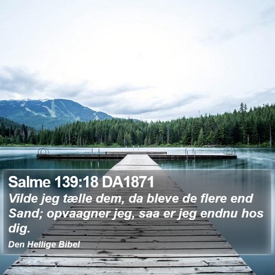 Salme 139:18 DA1871 Bible Verse Image