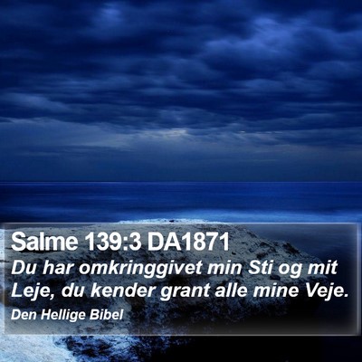 Salme 139:3 DA1871 Bible Verse Image