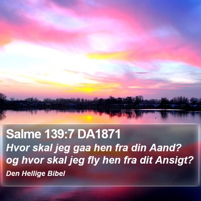 Salme 139:7 DA1871 Bible Verse Image