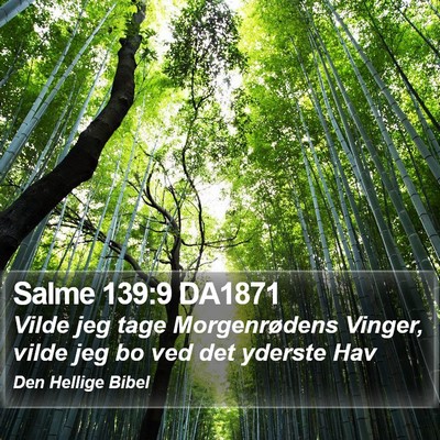 Salme 139:9 DA1871 Bible Verse Image