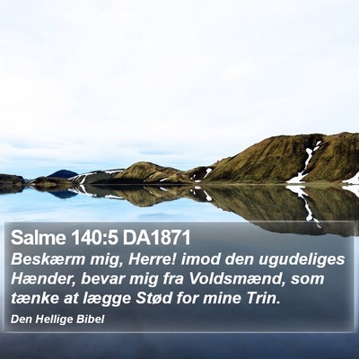 Salme 140:5 DA1871 Bible Verse Image